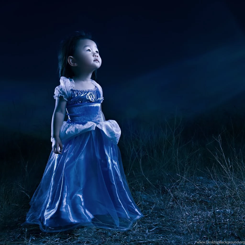 Cute Angel Cinderella Smart Kids Girl Wallpapers free hd for desktop