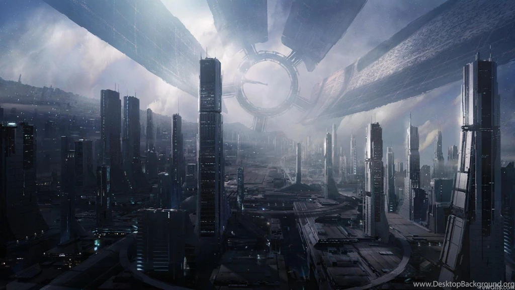 Mass Effect Artwork Citadel Futuristic Outer Space Best