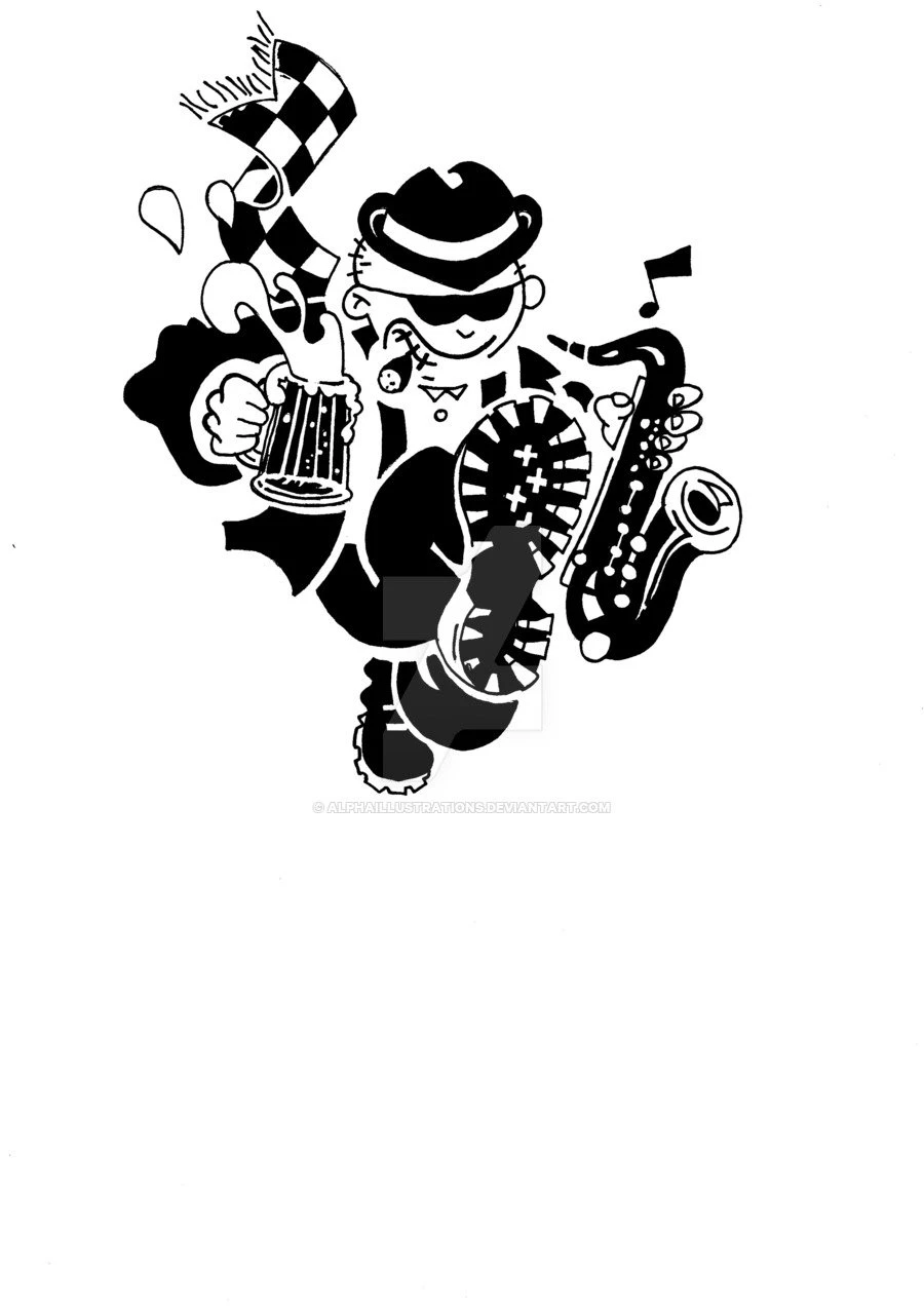 Rude Boy Draft For Friends Ska Band By AlphaIllustrations On ...