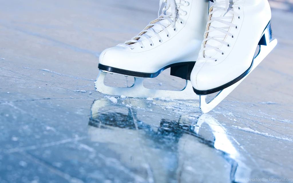 Ice Rink Ice Skating Bokeh Wallpapers
