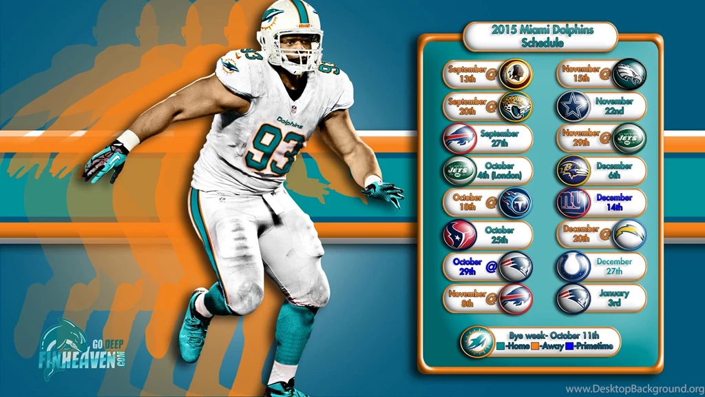 2015 Miami Dolphins Schedule Wallpapers