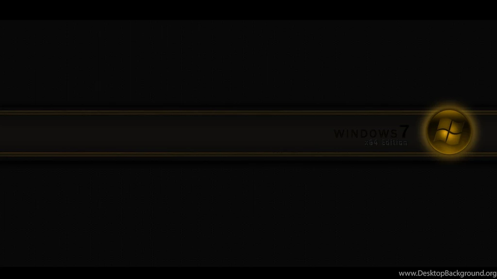 Windows 7 X64 DarkGold By Inception8 On DeviantArt