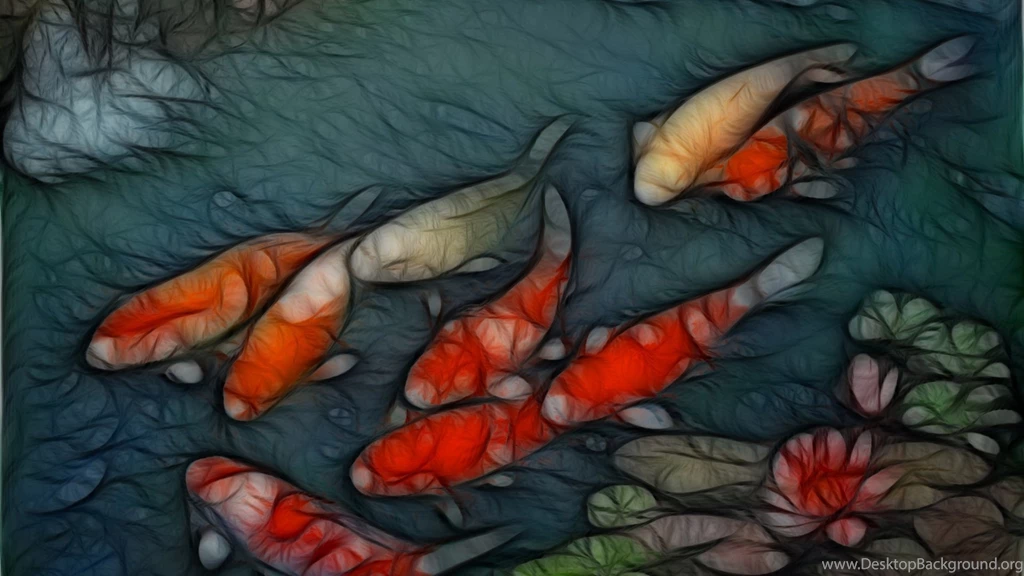 1920x1080 Fish, Figure, Water, Carp Wallpapers And Pictures 26590