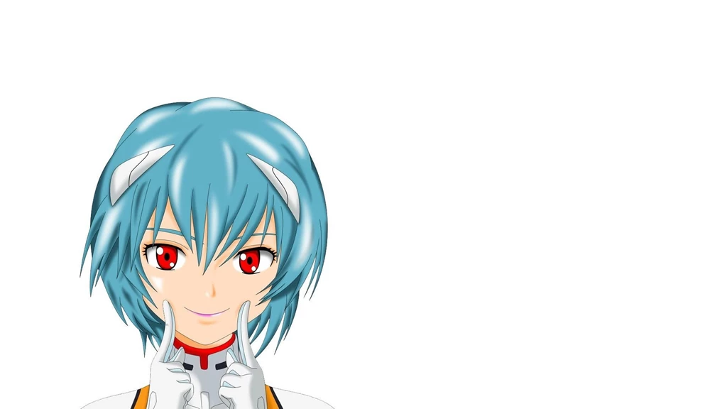 Ayanami Rei Neon Genesis Evangelion Simple Backgrounds Wallpapers ...