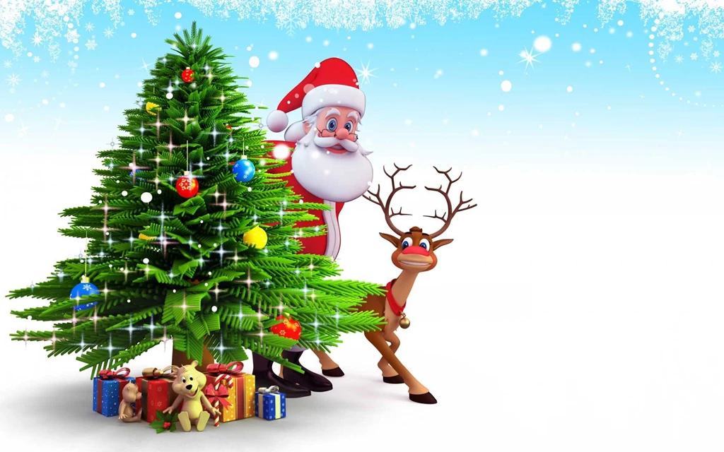 3D Christmas Beautiful Wallpapers For Desktop In HD
