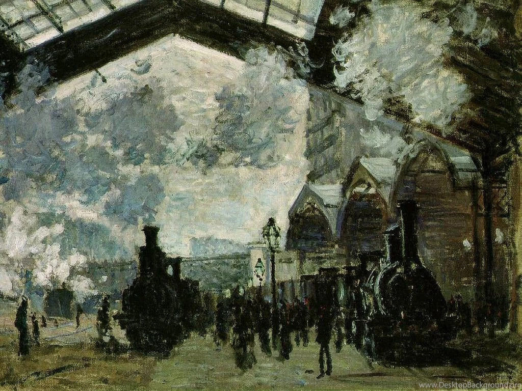 My Free Wallpapers   Artistic Wallpapers : Monet   The Station, St ...