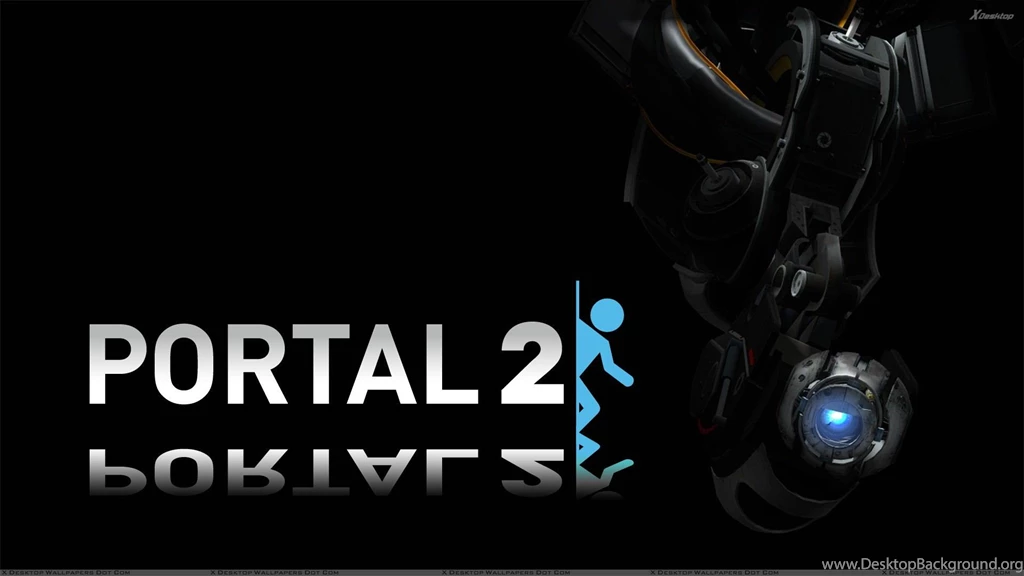 Portal 2 Black Backgrounds Poster Wallpapers