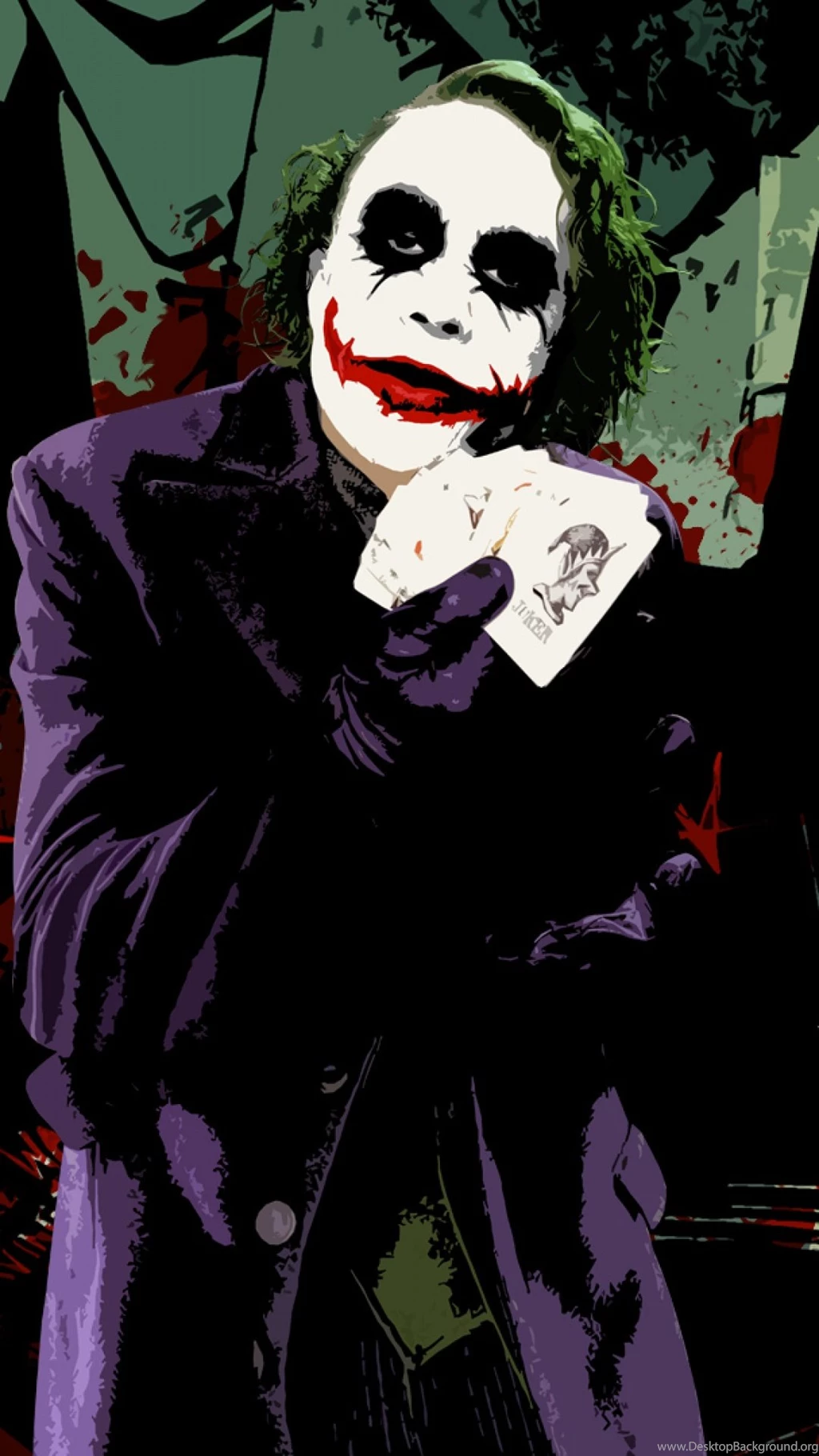 Heath Ledger Joker iPhone Wallpapers