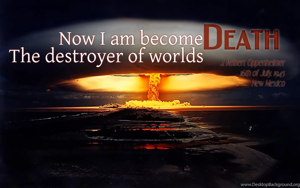 Bhagavad Gita Robert Oppenheimer Atomic Bomb Nuclear