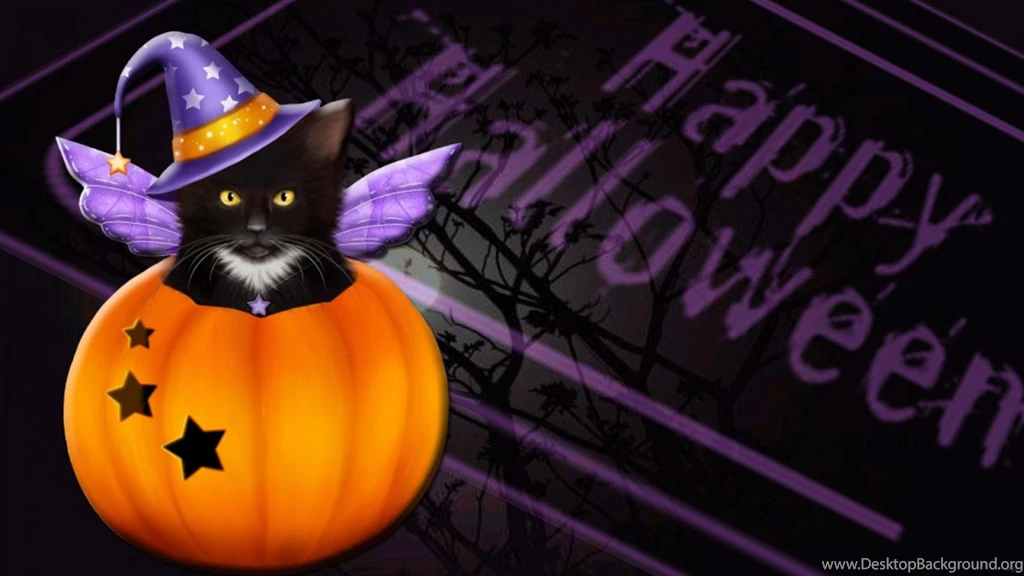 Halloween Cat Wallpapers   (
