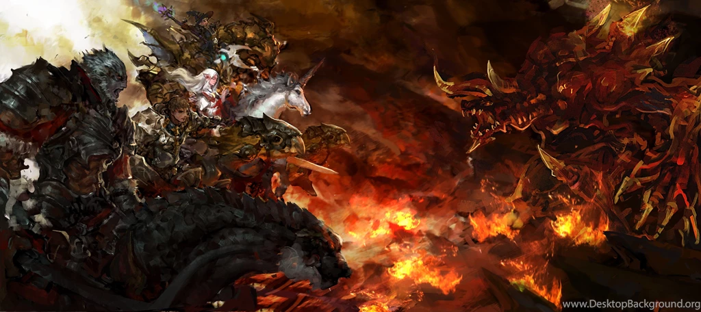 Final Fantasy XIV: A Realm Reborn Fanart: Ifrit And Odin   2P.com ...