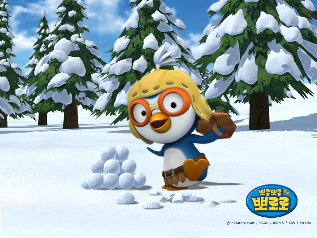 Pororo The Little Penguin Cartoon Cahracters 1024x768 NO.9 Desktop ...