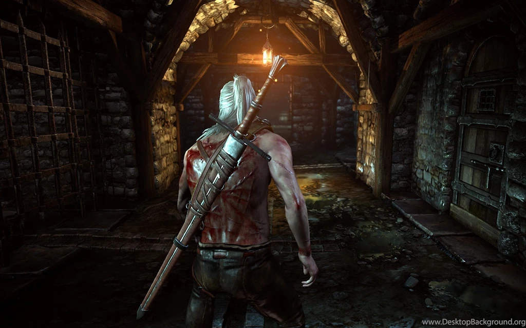 The Witcher 2 Tunnel Lamp 1920x1200 Wallpapers, 1920x1200 ...