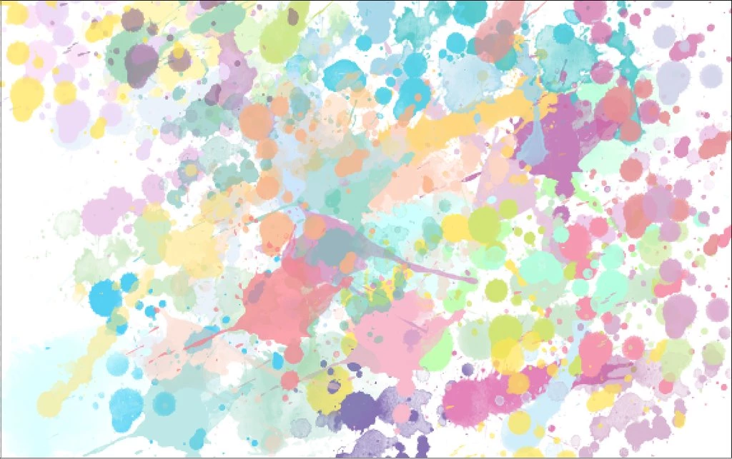Color Splatter Backgrounds