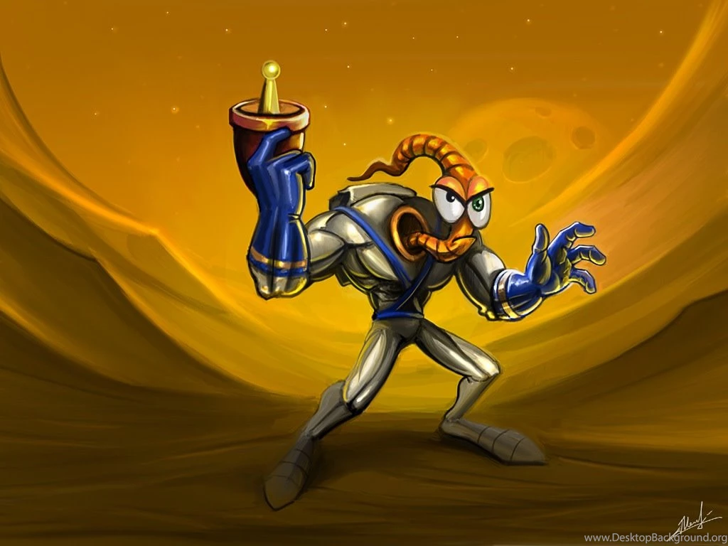1920x1080px Earthworm Jim