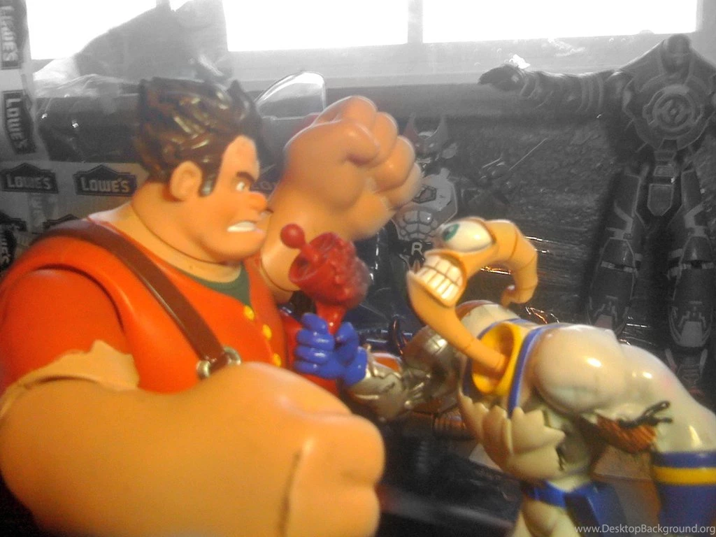 Wreck It Ralph VS Earthworm Jim By Deadman187 On DeviantArt