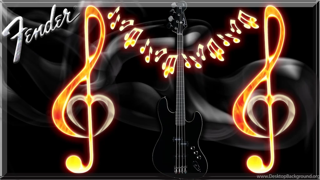 Black Fender Bass Guitar Computer Wallpapers, Desktop Backgrounds ...