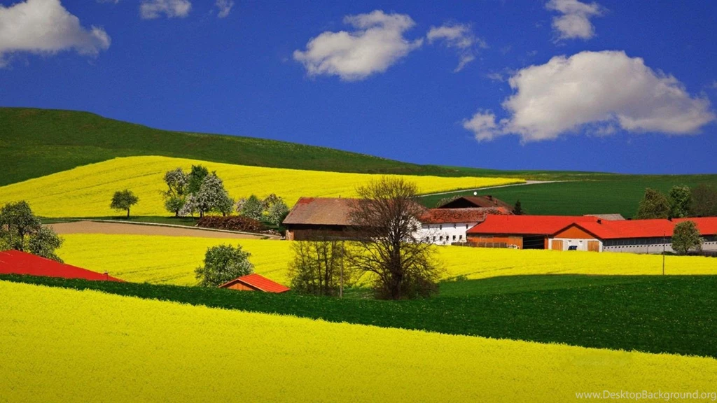 Wallpapers Country Houses Beautiful Landscape 1366 X 768 ...