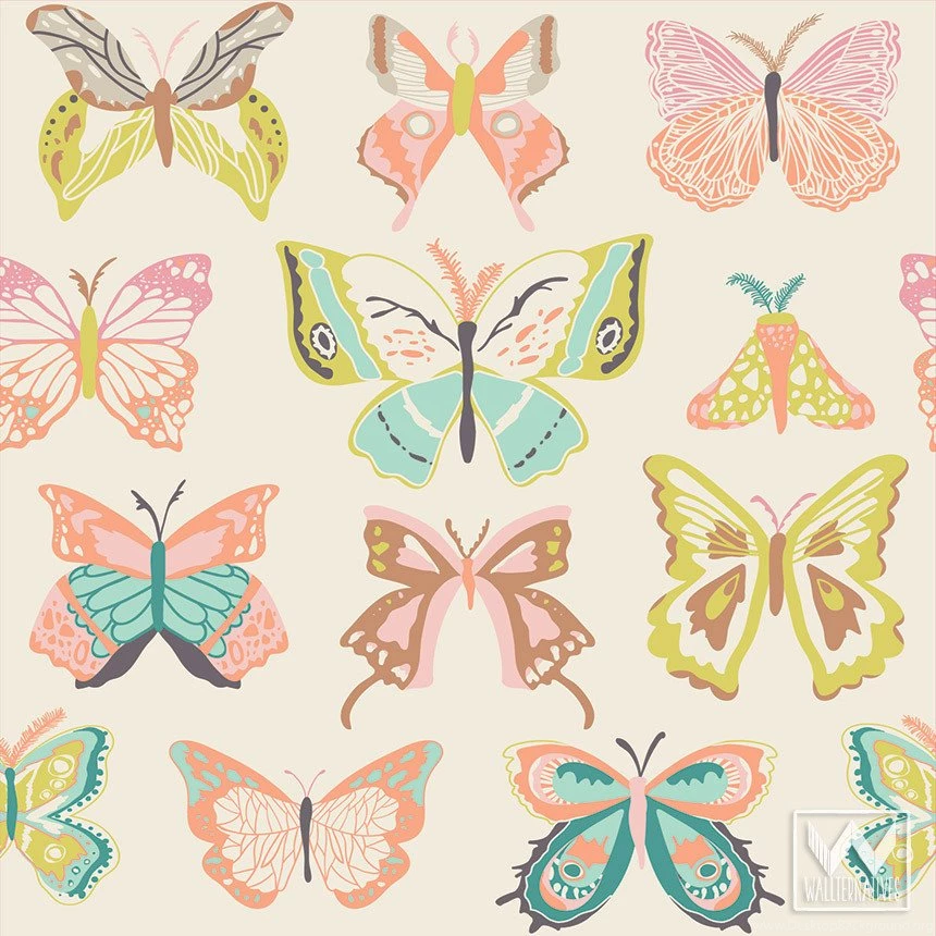 Animal, Bird, & Butterfly Removable Wallpapers
