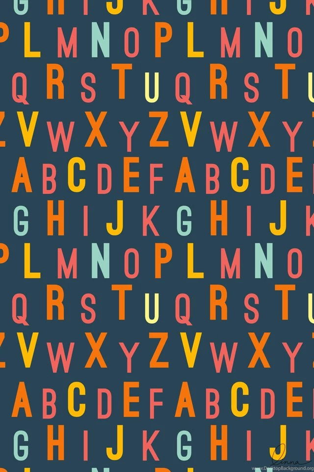Alphabet iPhone Wallpapers – Linna Designs Logos
