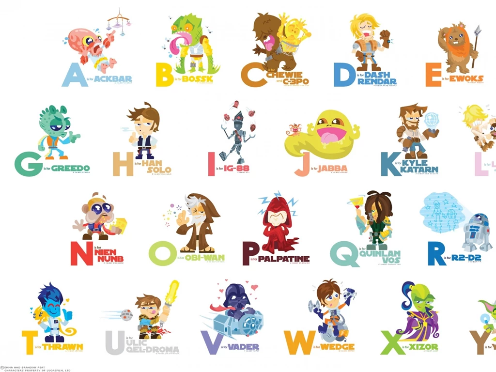 Download Wallpapers, Download 2560x1920 Star Wars Alphabet ...