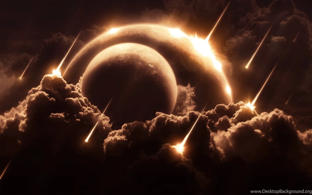 Meteor Shower Wallpaper.