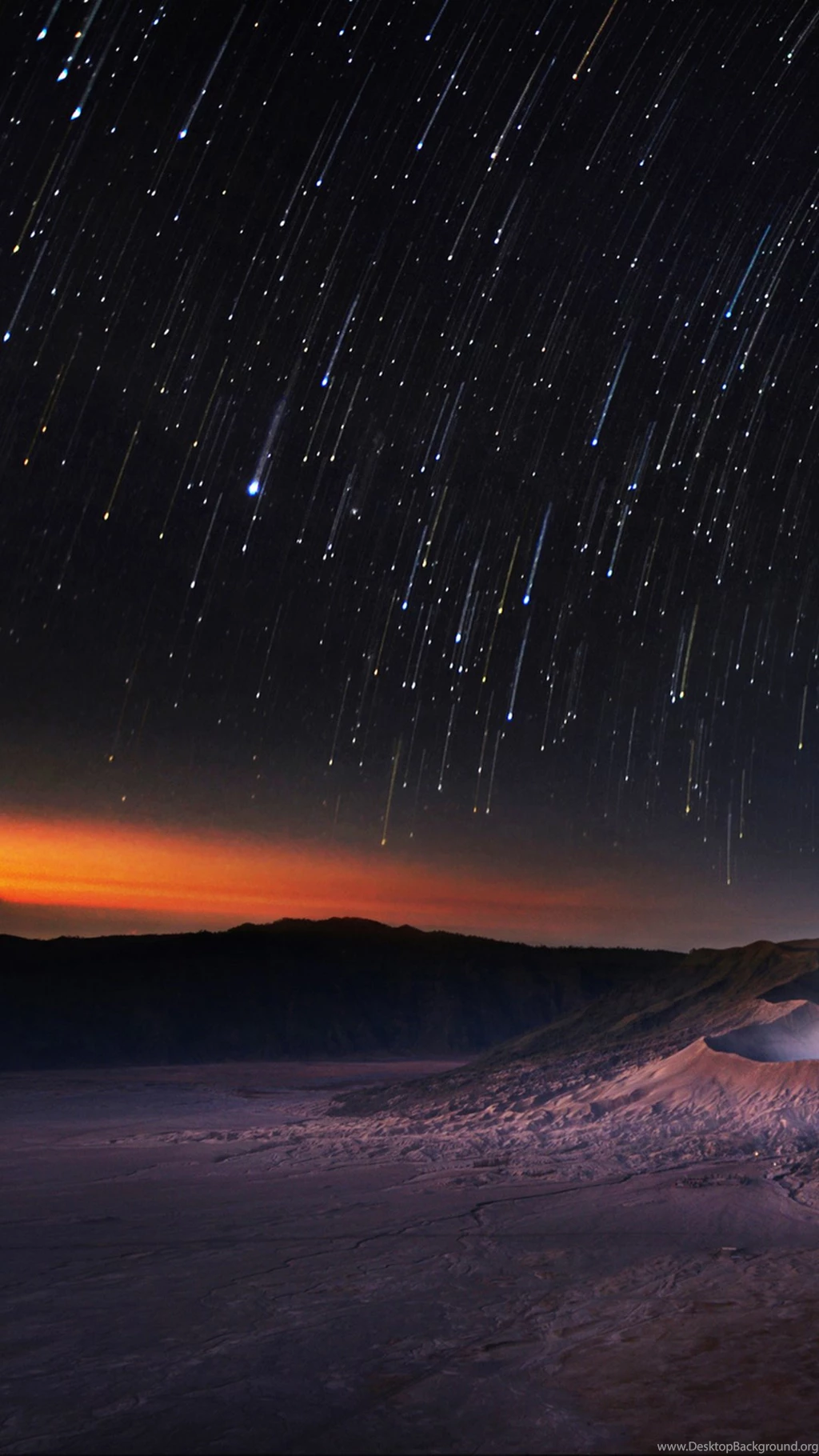 Meteor Shower iPhone 6 / 6 Plus And iPhone 5/4 Wallpapers