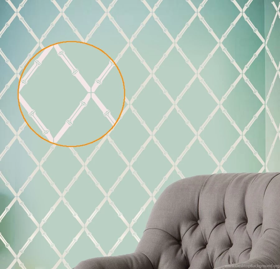 Bamboo Sticks Wall Stencil Modern Designer Pattern Decor On Storenvy