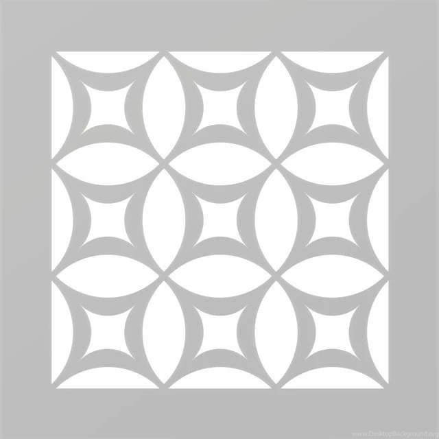 Just A Trace Pinwheel One Classic Geometric Pattern Stencil 16 ...