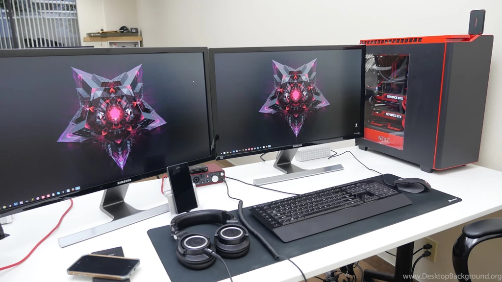 Ed's EPIC Desk Setup Tour Jan 2015 YouTube