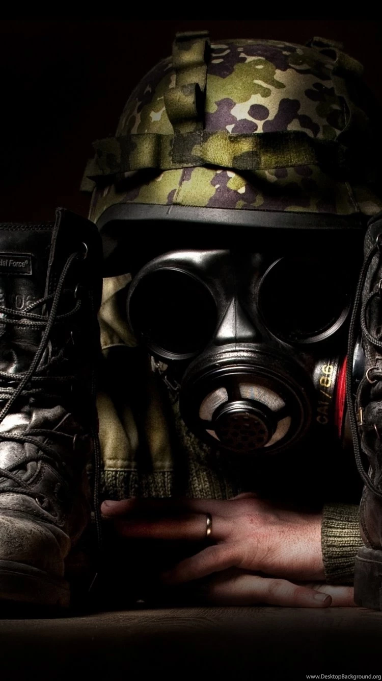 Download Wallpapers 750x1334 Camouflage, Mask, Shoes, Creative ...