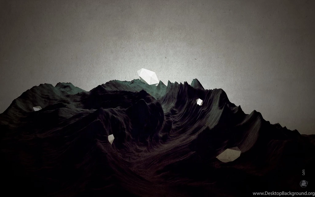 Black Sand Hills White Crystal Wallpapers