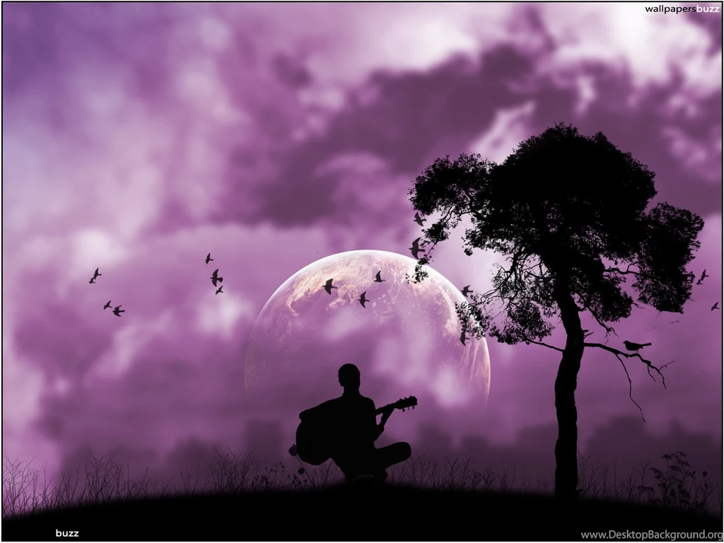 Playing The Guitar Wallpapers