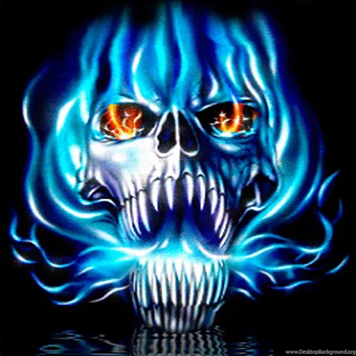 Flames And Skulls Android