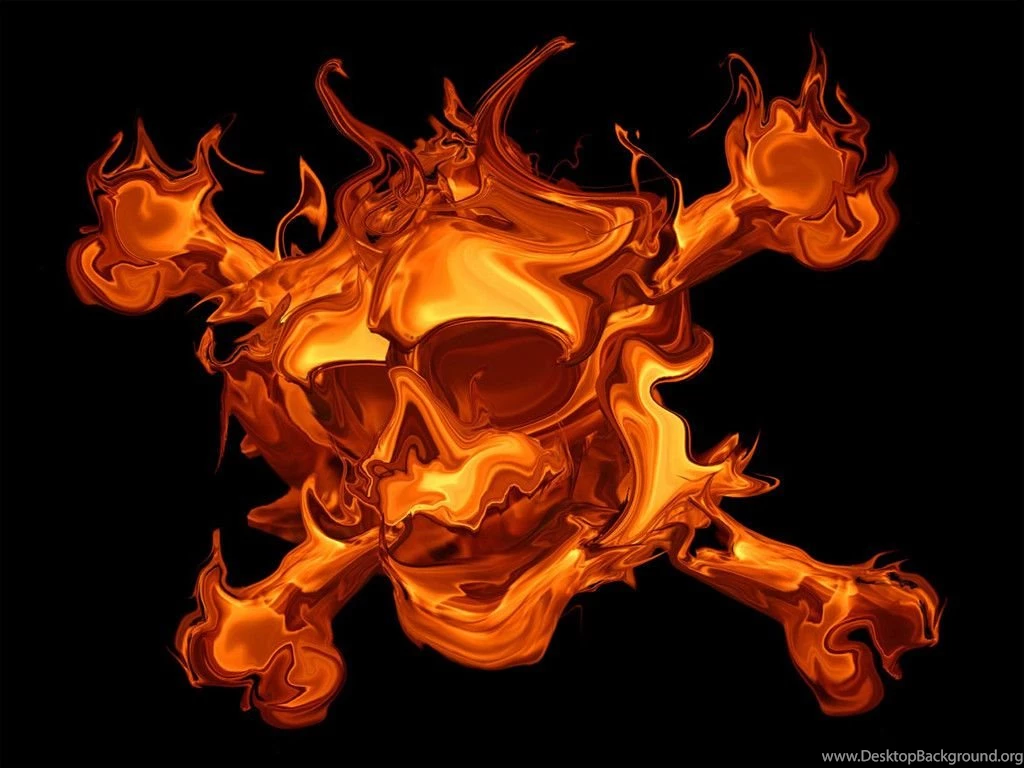 Skulls On Fire Wallpapers   Wallpapers Cave