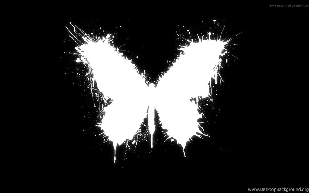 Butterfly Black Backgrounds Wallpapers Cave