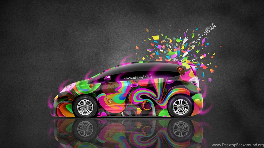 Honda Fit JDM Tuning Side Domo Kun Toy Car 2015 « El Tony