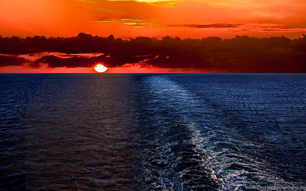 Sunset Ocean Scenery Wallpapers