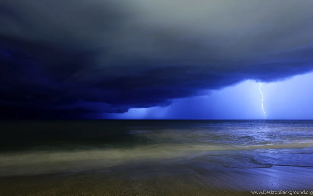 Download The Ocean Lightning Wallpaper, Ocean Lightning iPhone ...