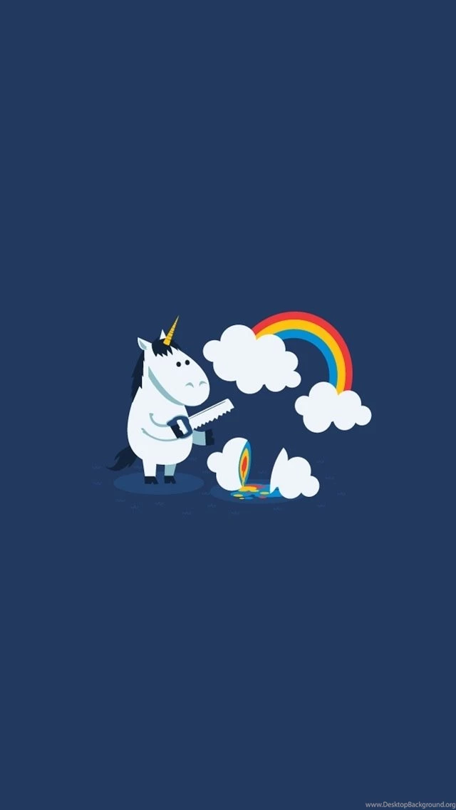 Funny Unicorn Best iPhone 5s Wallpapers