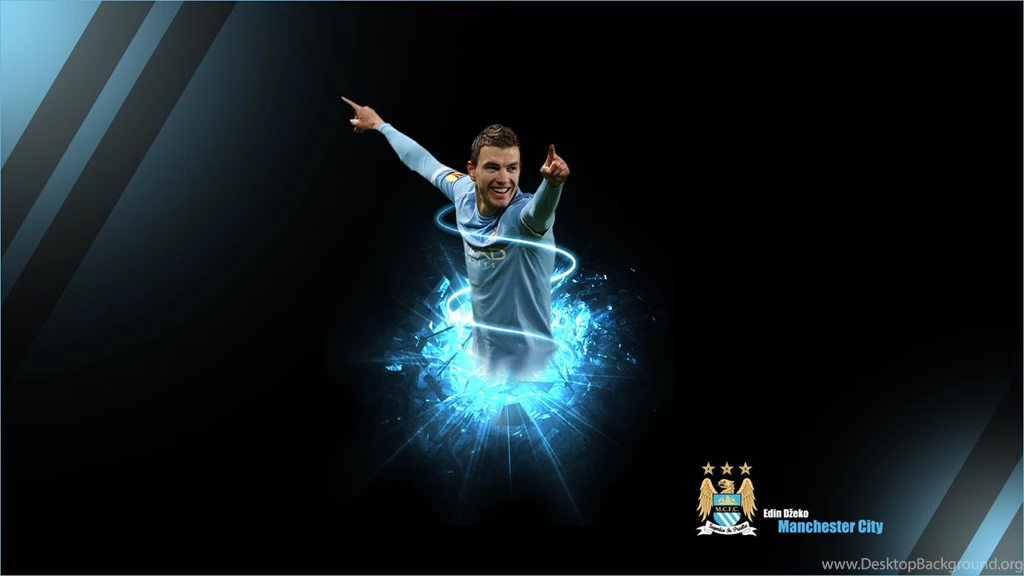Manchester City Edin Dzeko 2013