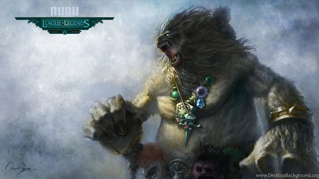 Wallpapers Lol Face League Of Legends Nunu Nerfplz 1600x900 ...