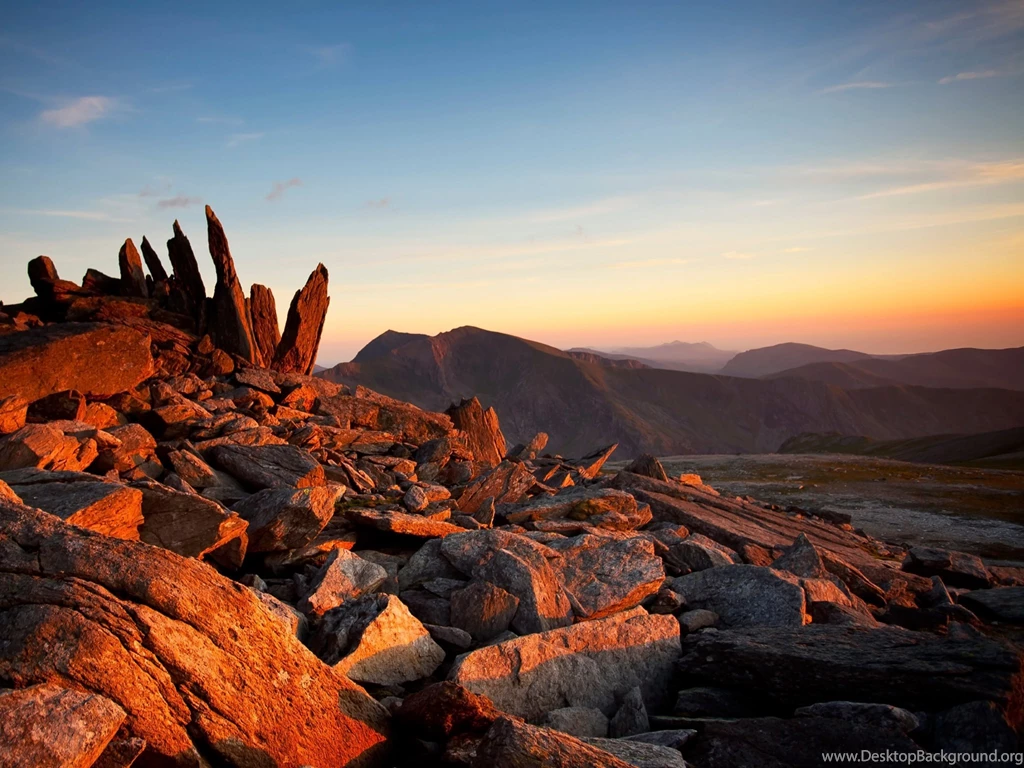 Glyder Fawr Sunset HD Wallpapers. 4K Wallpapers