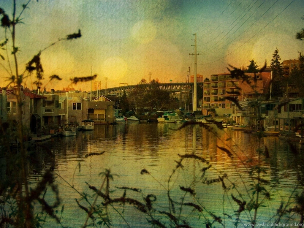 Vintage Harbor Wallpapers Wallsus.com