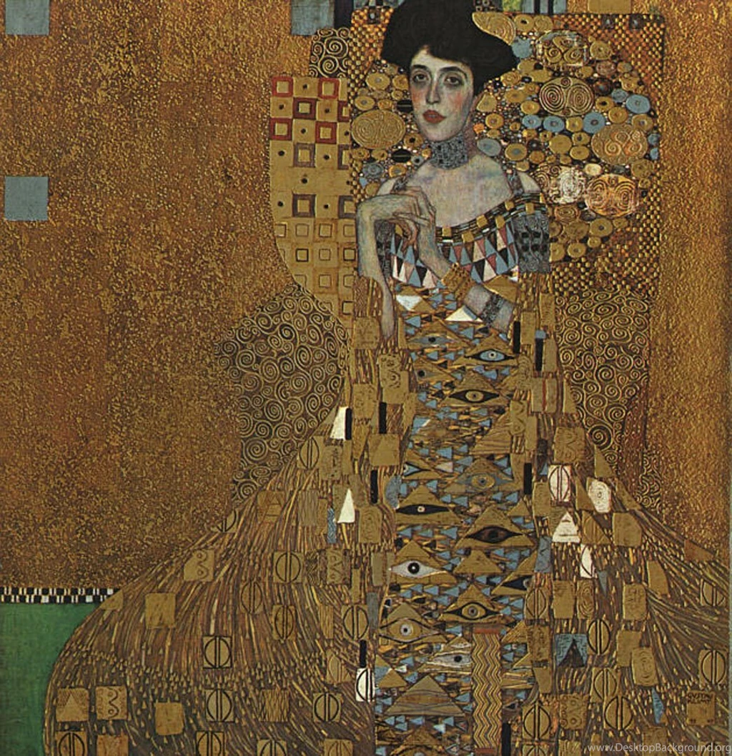 Adele Bloch Bauer Gustav Klimt Paintings Wallpapers Image