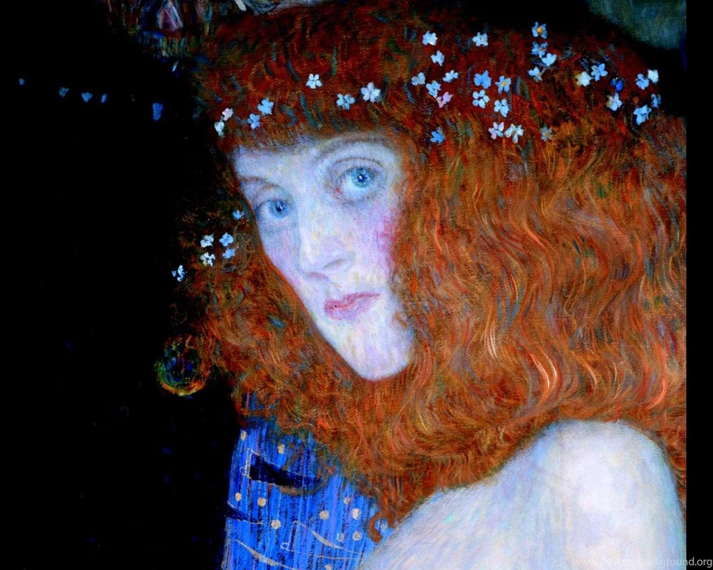 Best Artist Gustav Klimt Hope I (detail) 1280x1024 Wallpapers