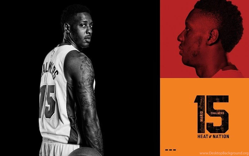 Mario Chalmers 15 Miami Heat 2015 Wallpapers Free Desktop ...