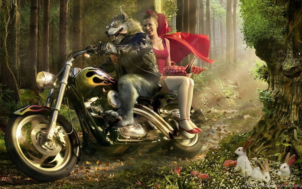 Naughty Little Red Riding Hood   Wallpapers