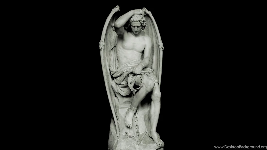 Lucifer, Sculptures, Guillaume Geefs, Statue HD Wallpapers