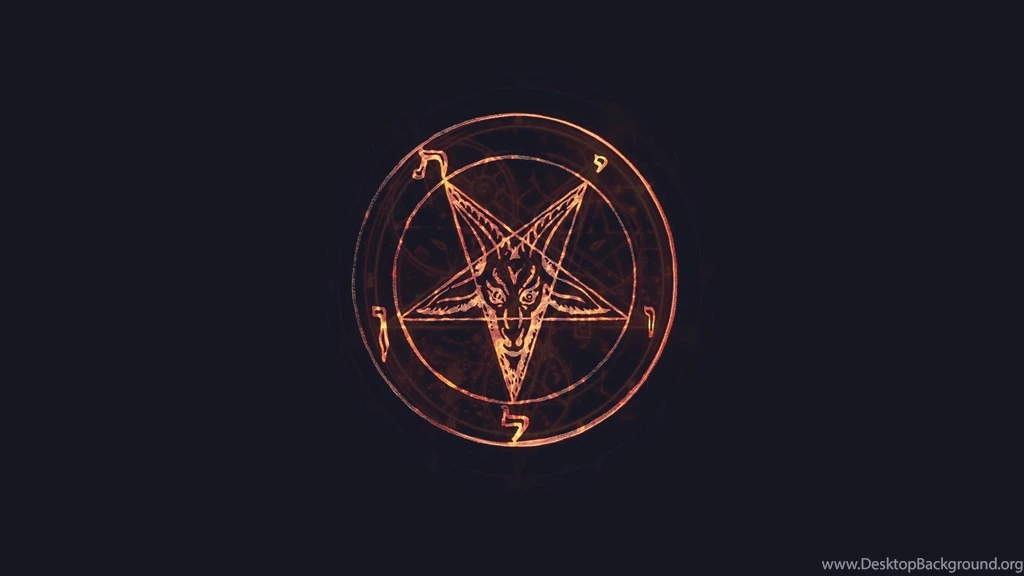Pentagram Lucifer Satan Glow HD Wallpapers